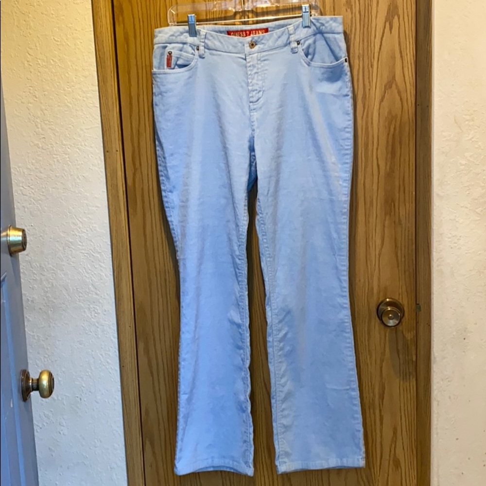 Baby blue Guess cords